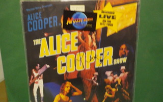 ALICE COOPER - IN THE ALICE COOPER SHOW M-/EX- LP + NIMMARI!