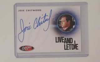 James Bond 007 Joie Chitwood Signature