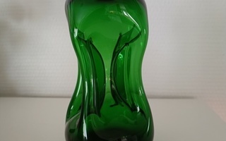 Pullo vihreä "pulputuspullo"