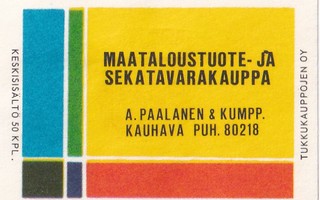 Kauhava, A, Paalanen & Kumpp. b465
