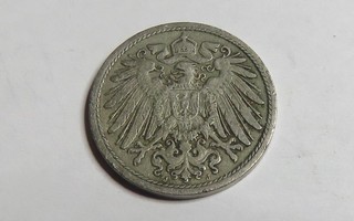 Saksa/Empire 10 pfennig 1906 J