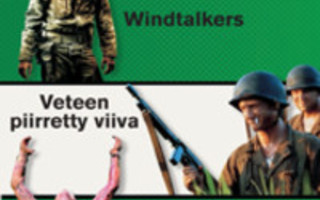 3 Levyä: Windtalkers / Veteen Piirretty Viiva /	(3 237)	UUSI