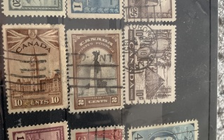 Canadalaisia postimerkkejä