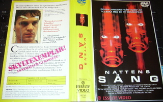 Vhs kansipaperi ruotsi : Nattens Sång ( THE SENDER )