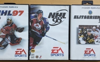 MD/Genesis NHL98+NHL97+Elitserien96 (CIB)