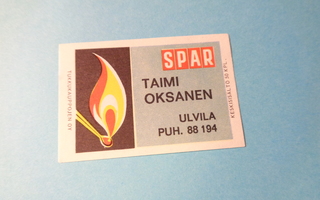 TT-etiketti Spar Taimi Oksanen, Ulvila
