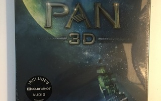 PAN (Blu-ray 3D + Blu-ray) Limited Edition Steelbook (UUSI)