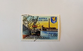 postimerkki Kotka 1879-1978