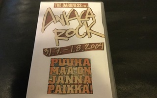 THE DARKNESS - ANKKAROCK 2004. VHS.