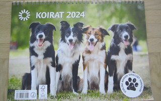 Ajasto seinäkalenteri koirat 2024