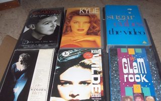 Glam rock VHS kokoelma