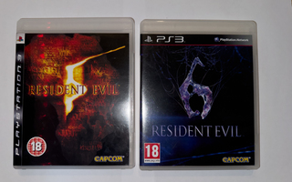 Resident evil 5 ja 6 ps3