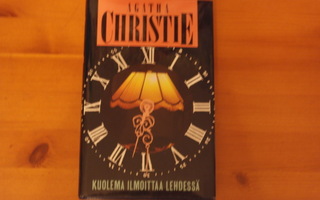 Agatha Christie:Kuolema ilmoittaa lehdessä.Sid.Hyvä!