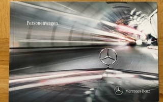 Esite Mercedes-Benz henkilöautomallisto 2011. Mallisto