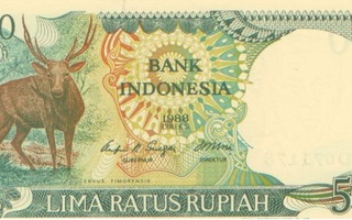 Indonesia 500 rupia 1988