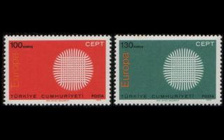 Turkki 2179-80 ** Europa (1970)