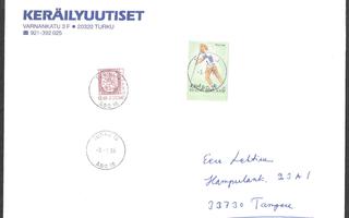 Postilähetys - Finlandia 95 (LAPE 1248) Turku 3.1.1995