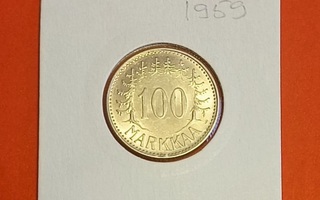 100 markkaa 1959 Hopeaa