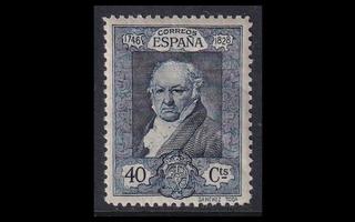 Espanja 475 ** Francisco de Goya 40 C (1930)