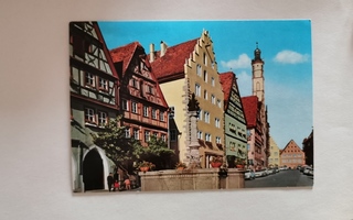 ROTHENBURG / TAUBER, kulkenut postikortti