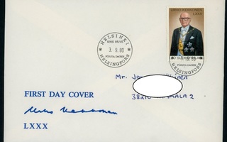 FDC 1980 Kekkonen ( UKK )