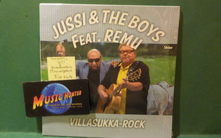 JUSSI & THE BOYS FEAT. REMU - VILLASUKKA-ROCK - UUSI 7"