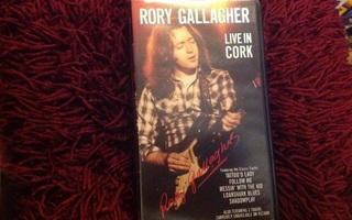 RORY GALLAGHER: LIVE IN CORK   VHS