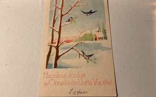 Postikortti Hyvää joulua 1930-luku