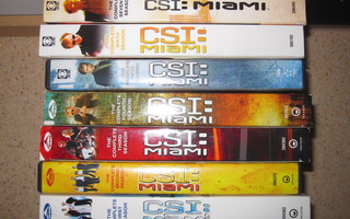 CSI Miami - kaudet 1 - 7 HYVÄ KUNTO