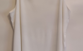 HM valkoinen hihaton paita XL