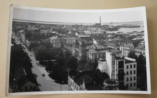 Oulu, keskustaa, tehtaat, satamaa, valokuvapk, p. 1953