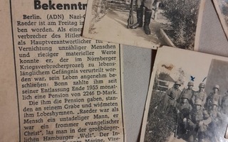15 kpl saksan sotilaan valokuvia