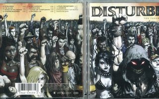 DISTURBED . CD-LEVY . TEN THOUSAND FISTS