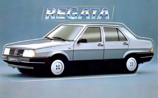 Fiat Regata -postikortti