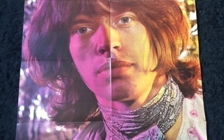 Mick Jagger juliste ja Rolling Stones lehti