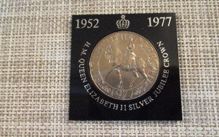 H.M. Elisabeth II Silver Jubilee Crown 1952-1977 raha.