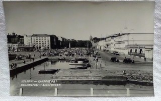 Wanha Helsinki postikortti (2) Kauppatori