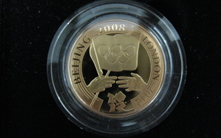 Lontoon olympialaiset 2012 Handover Ceremony, kultaraha 22K