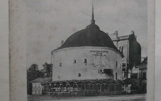 Viipuri, Pyöreä torni, Jauhokauppa, raitiovaunu, k. 1910