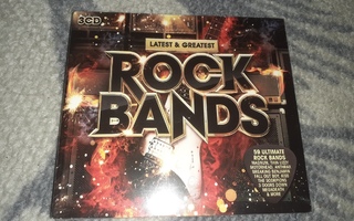 Latest & Greatest Rock Bands – Various (Digipak) (3cd)