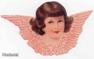 M.P. 847 / Suurehko vaaleanpunasiipinen enkeli. 1940-50-l.