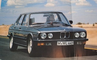 BMW 500-sarja -esite, 1982