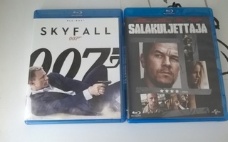 skyfall (007)  & Salakuljettaja (Blu-ray)
