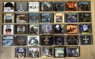 Blue Öyster Cult : CD -levykokoelma, 33 x CD’s