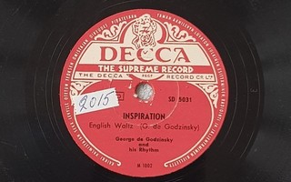 Savikiekko 1948 - George de Godzinsky - Decca SD 5031