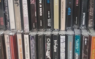 Punk/rock/pop-levyjä 4€/kpl