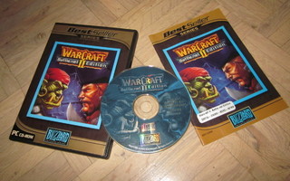 Warcraft II 2 PC CD-ROM peli 1999 Battle.net Edition vanha