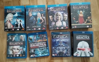 Battlestar Galactica sarjat + elokuvat