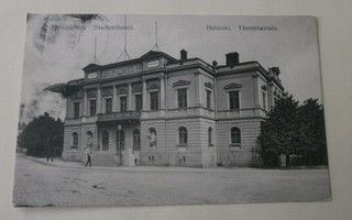 Helsinki, Ylioppilastalo, vanha mv pk, p. 1911 Saksaan