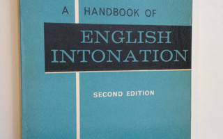 Charlotte Armstrong ym. : A handbook of English intonation